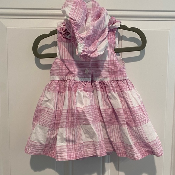 Calvin Klein Baby Girl Plaid Dress 3-6 Months with Diaper Cover - Picture 5 of 5